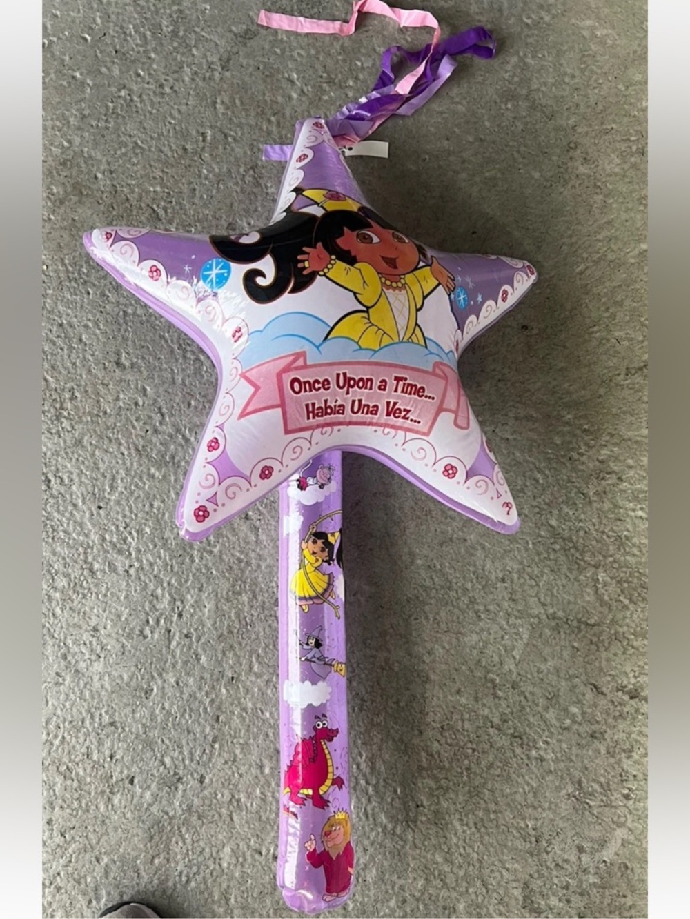 (6 Count) 35 inches! Dora the Explorer “Once Upon a Time” Inflatable Wand